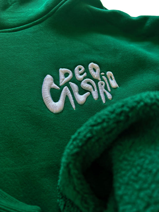 DEO GLORIA | CofS | 500gsm Green Hoodie