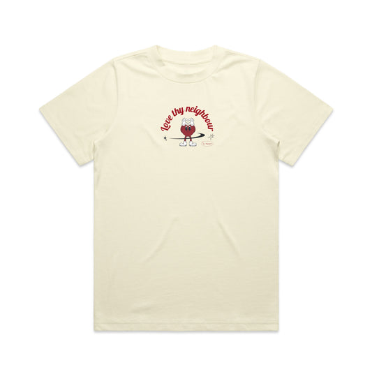 DEO GLORIA | Love Thy Neighbour | Women's Heavy Tee | 5 Colours