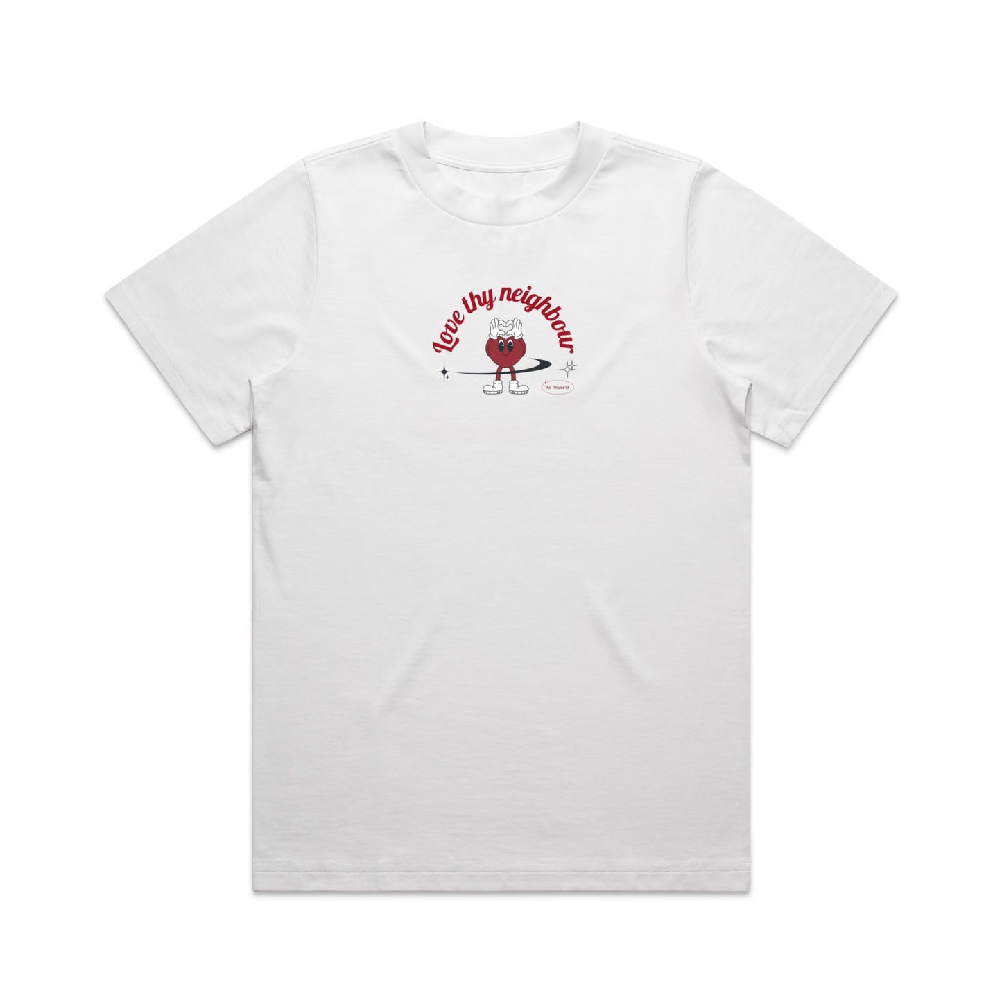 DEO GLORIA | Love Thy Neighbour | Women's Heavy Tee | 5 Colours