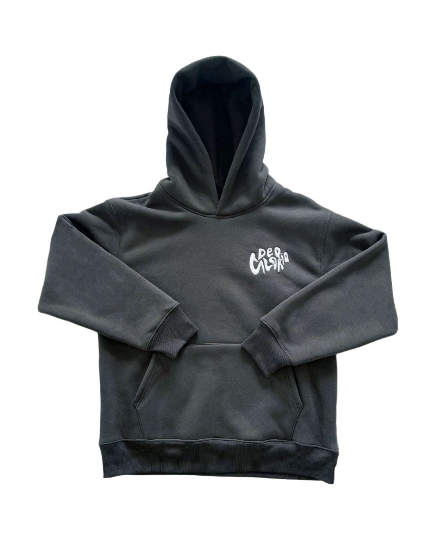 DEO GLORIA | CofS | 500gsm Grey Hoodie