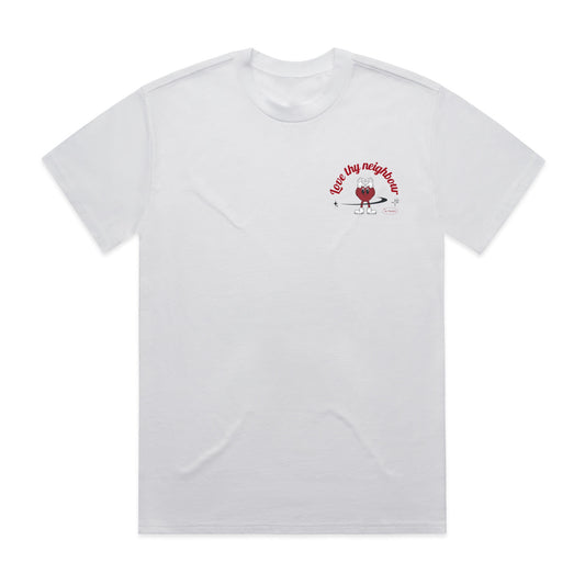 DEO GLORIA | Love Thy Neighbour | Men's Heavy Tee | 4 Colours