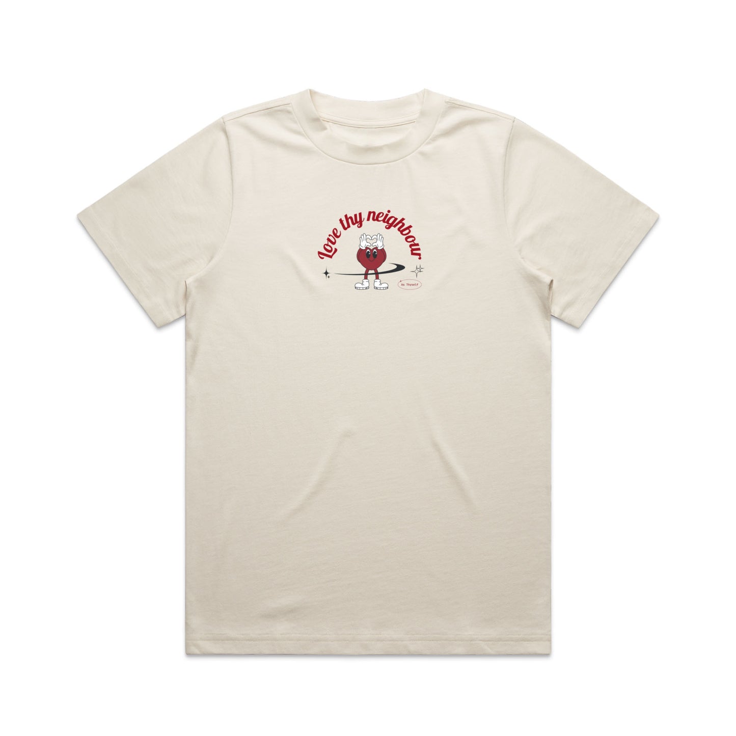 DEO GLORIA | Love Thy Neighbour | Women's Heavy Tee | 5 Colours