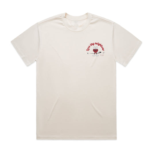 DEO GLORIA | Love Thy Neighbour | Men's Heavy Tee | 4 Colours